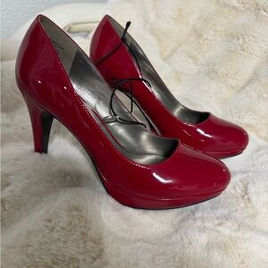 JCPenney Glossy Red Heels
